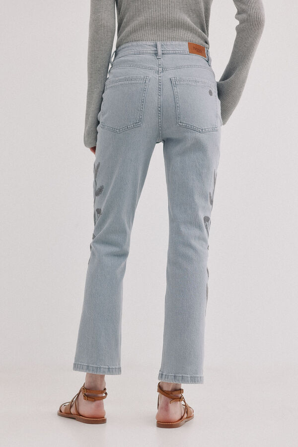 Hoss Intropia Bonnie. Jeans bootcut Gris