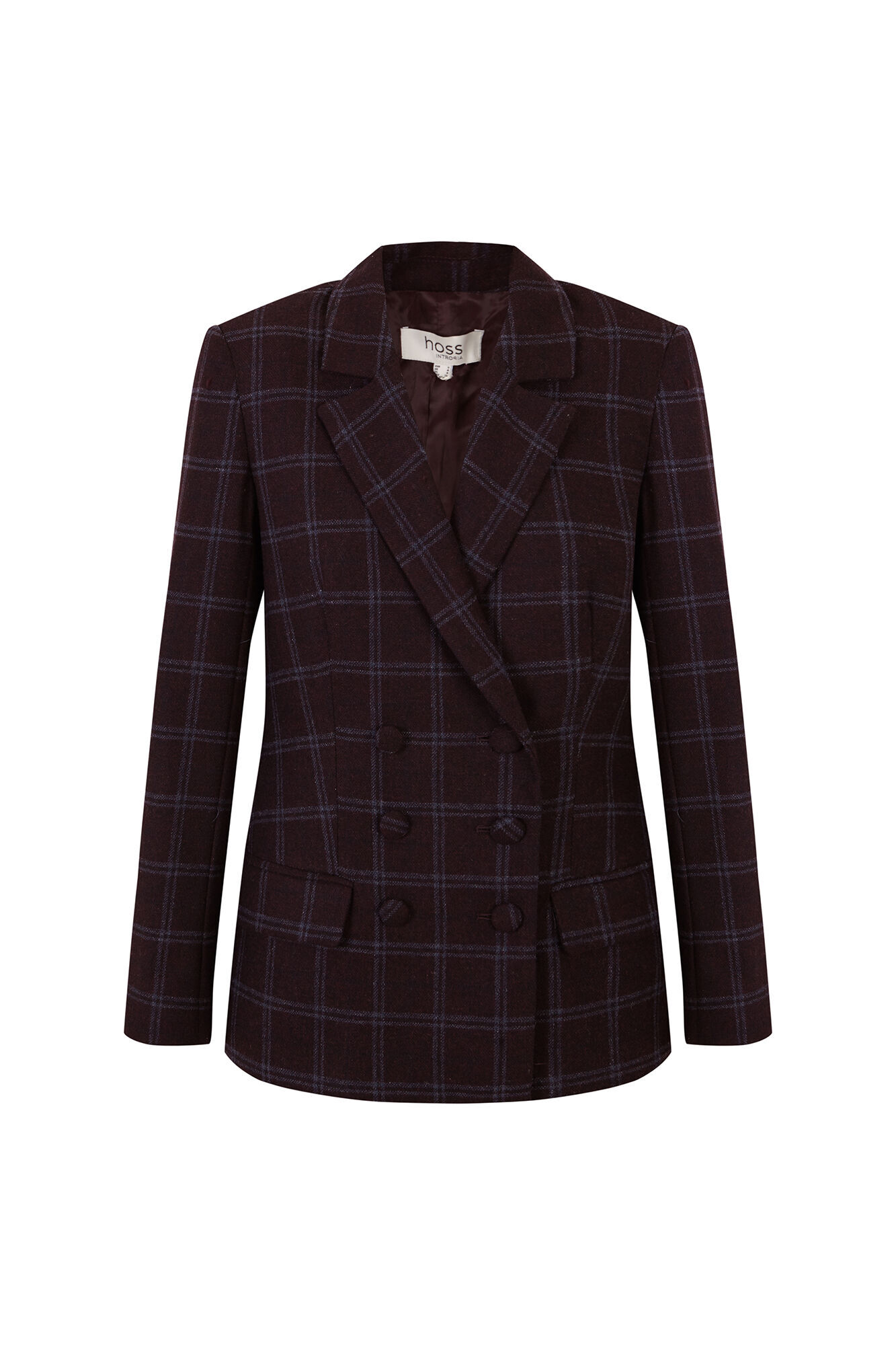 Hoss Intropia Emerald. Blazer de cuadros