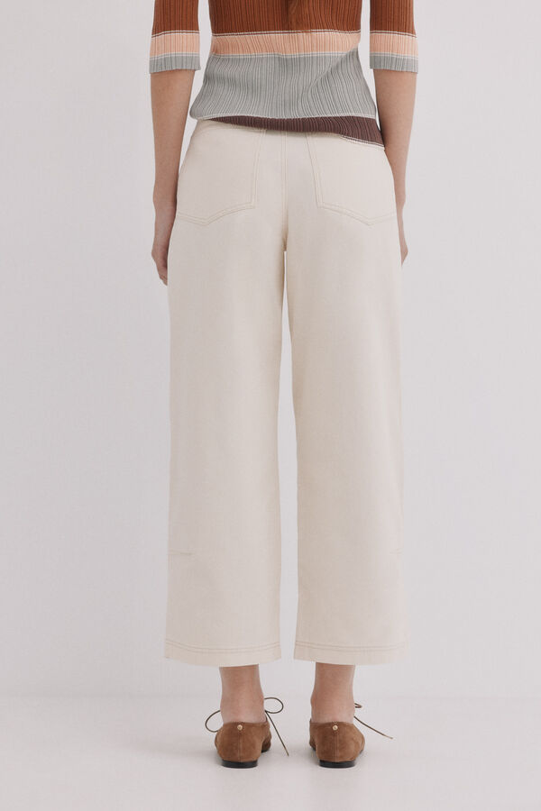 Hoss Intropia Betty. Denim balloon Marfil