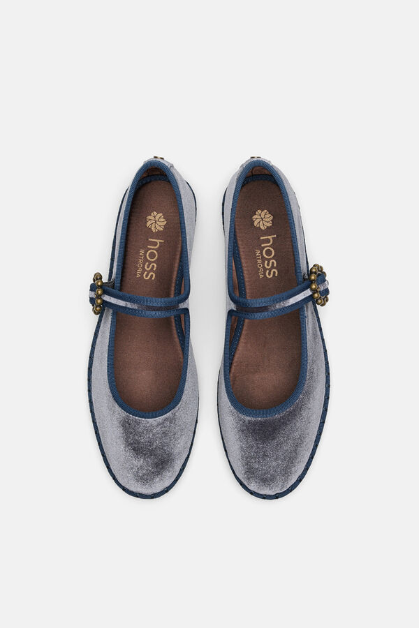 Hoss Intropia Martina. Veneciana de terciopelo Azul
