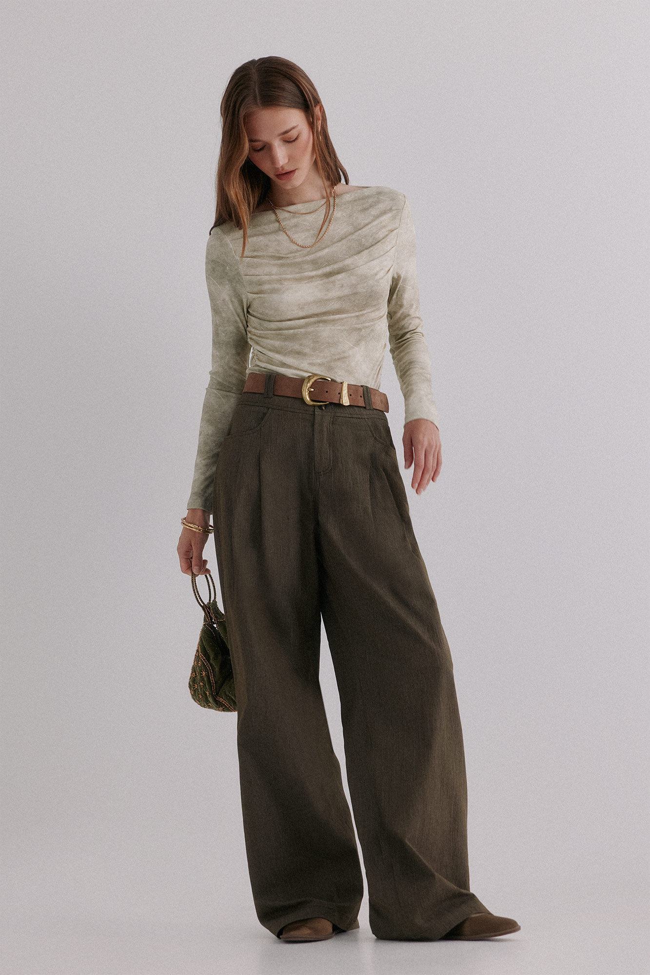 Hoss Intropia Matilde. Camiseta drapeada