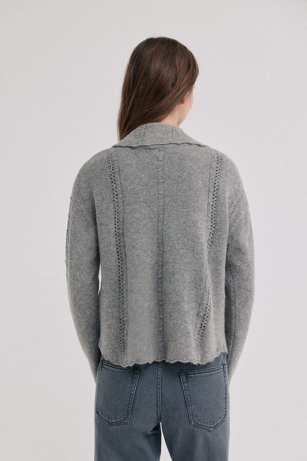 Hoss Intropia Isabelina. C&aacute;rdigan de tejido Gris