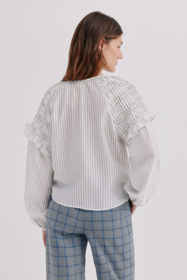 Hoss Intropia Cedra. Blusa de rayas Azul
