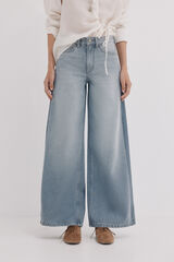 Hoss Intropia Billie. Jeans patchwork Gris