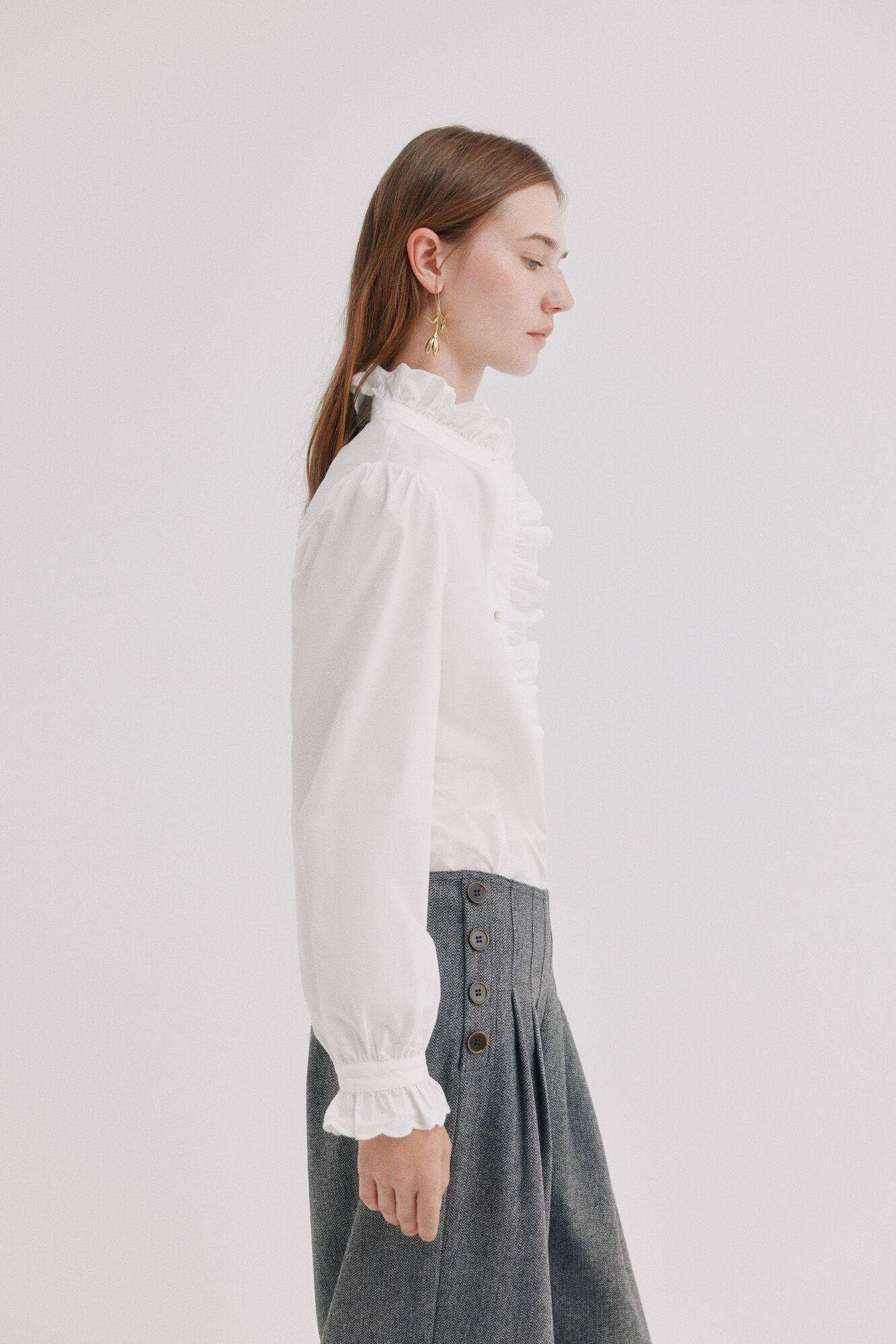 Hoss Intropia Clea .Camisa con volante