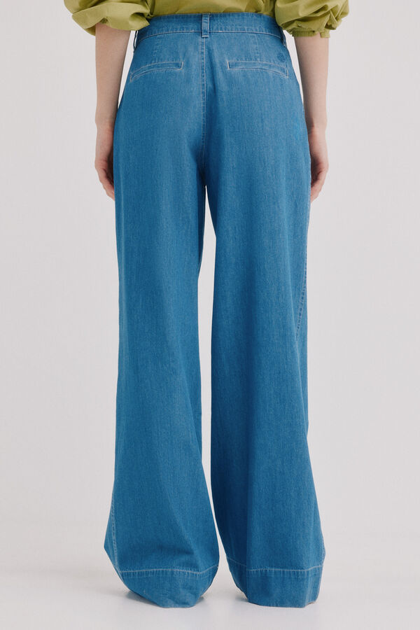 Hoss Intropia Bibiana. Jeans de pernera ancha Azul marino
