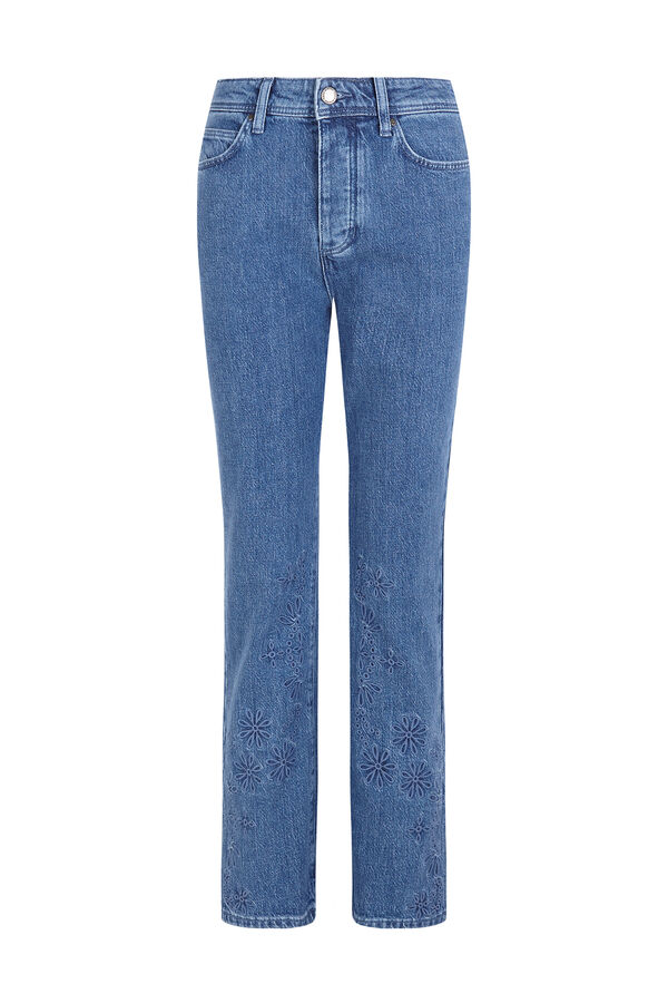 Hoss Intropia Bruna. Jeans bordados Azul