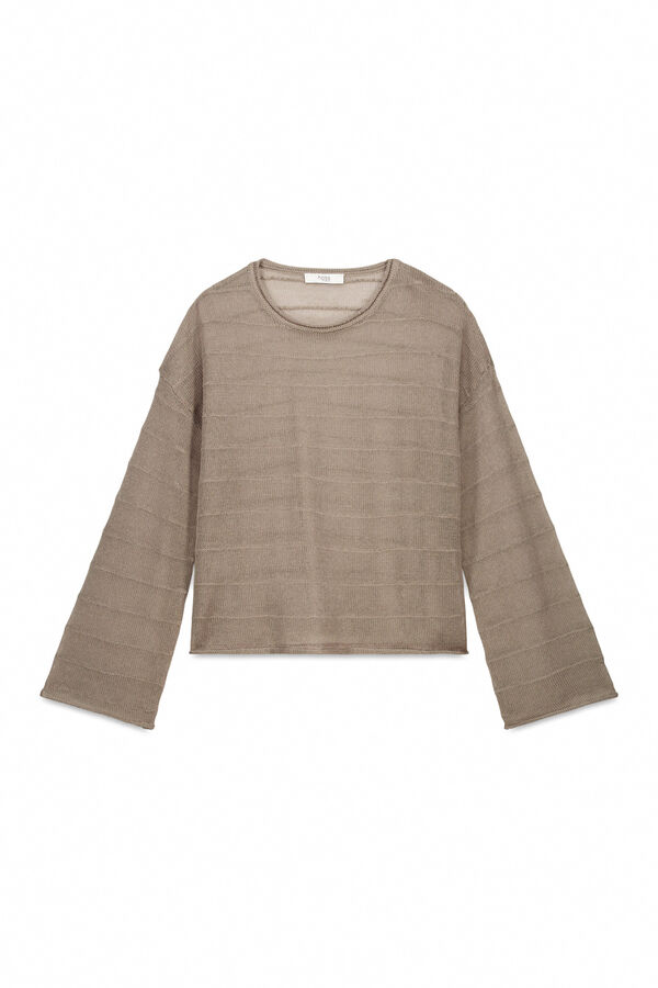 Hoss Intropia Nicole. Su&eacute;ter con lentejuelas Kaki