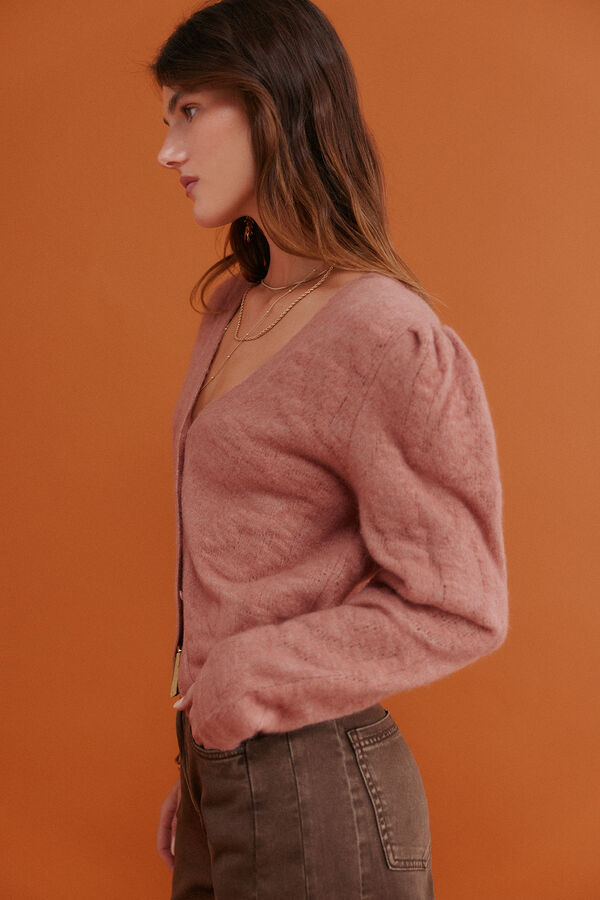 Hoss Intropia Nola. Chamarra de tejido Rosa