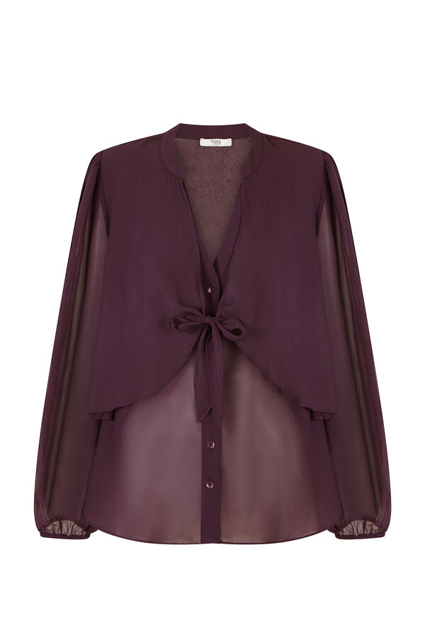 Hoss Intropia Gala. Blusa con lazo Morado