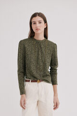 Hoss Intropia Mirel. Playera textura Kaki