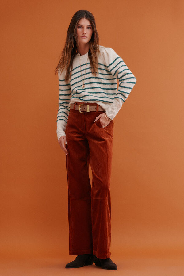 Hoss Intropia Ninnette. Jersey a rayas Estampado blanco