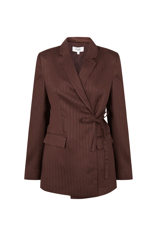 Hoss Intropia Elaine. Blazer con lazo Marron oscuro
