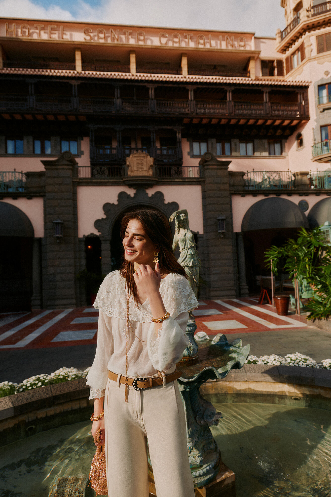 Hoss Intropia Catalina. Blusa rom&aacute;ntica