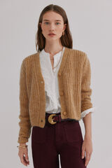 Hoss Intropia N&eacute;rida. Chamarra de tejido Beige
