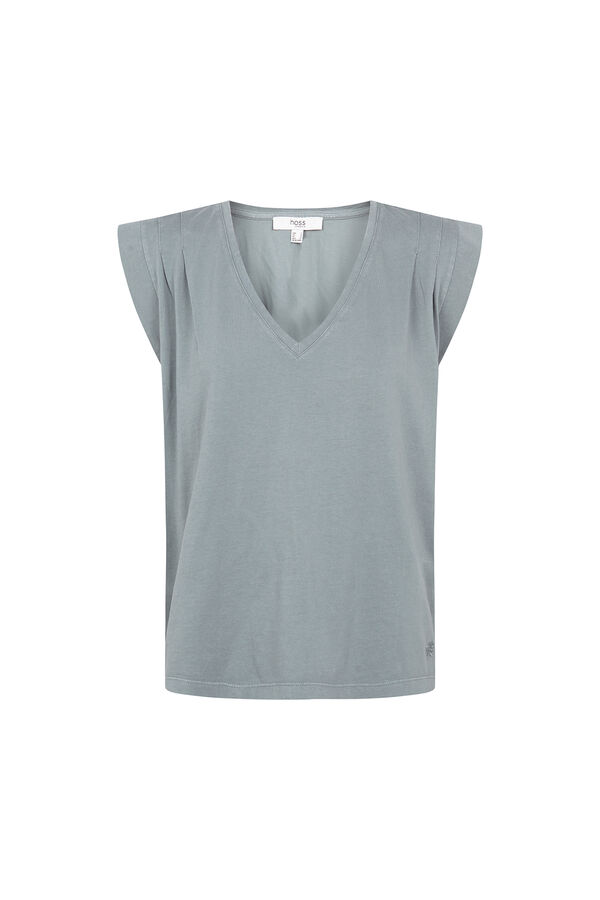 Hoss Intropia Manuela. Camiseta lavada Turquesa