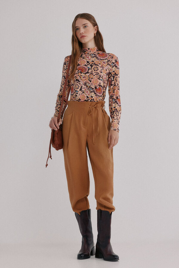 Hoss Intropia Mara. Playera estampada Estampado Marron