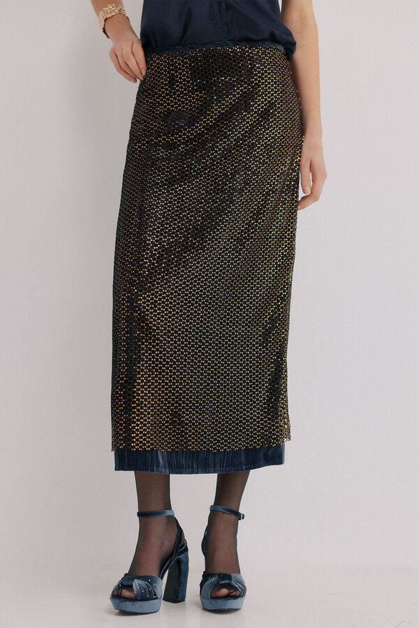 Hoss Intropia Riley. Falda de lentejuelas Multicolor