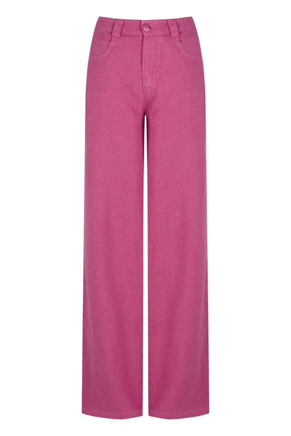 Hoss Intropia Paupa. Pantal&oacute;n de lino Lila