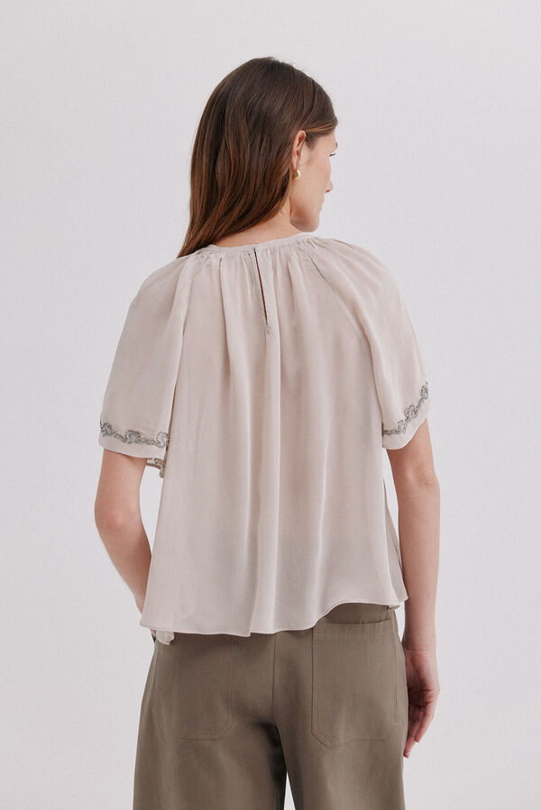 Hoss Intropia Carol. Blusa fluida Gris