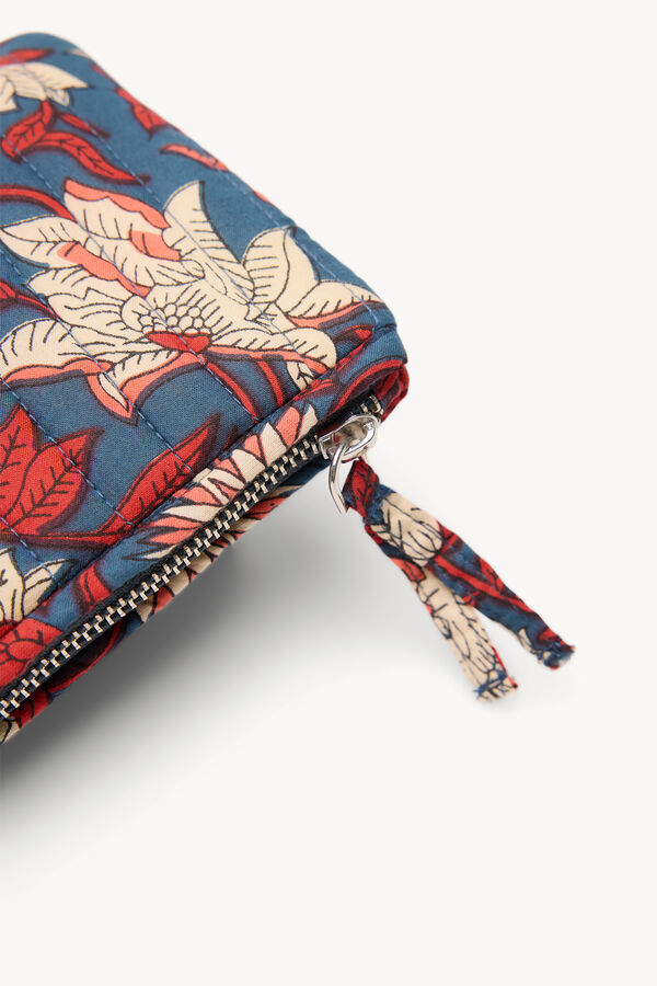 Hoss Intropia Lucina. Cartera estampada acolchada Estampado azul