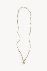 Hoss Intropia Leticia. Collar de cuentas mediterr&aacute;neo Dorado