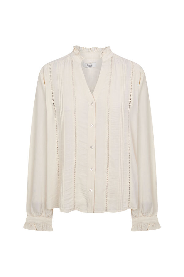 Hoss Intropia Clementine. Blusa rom&aacute;ntica Marfil