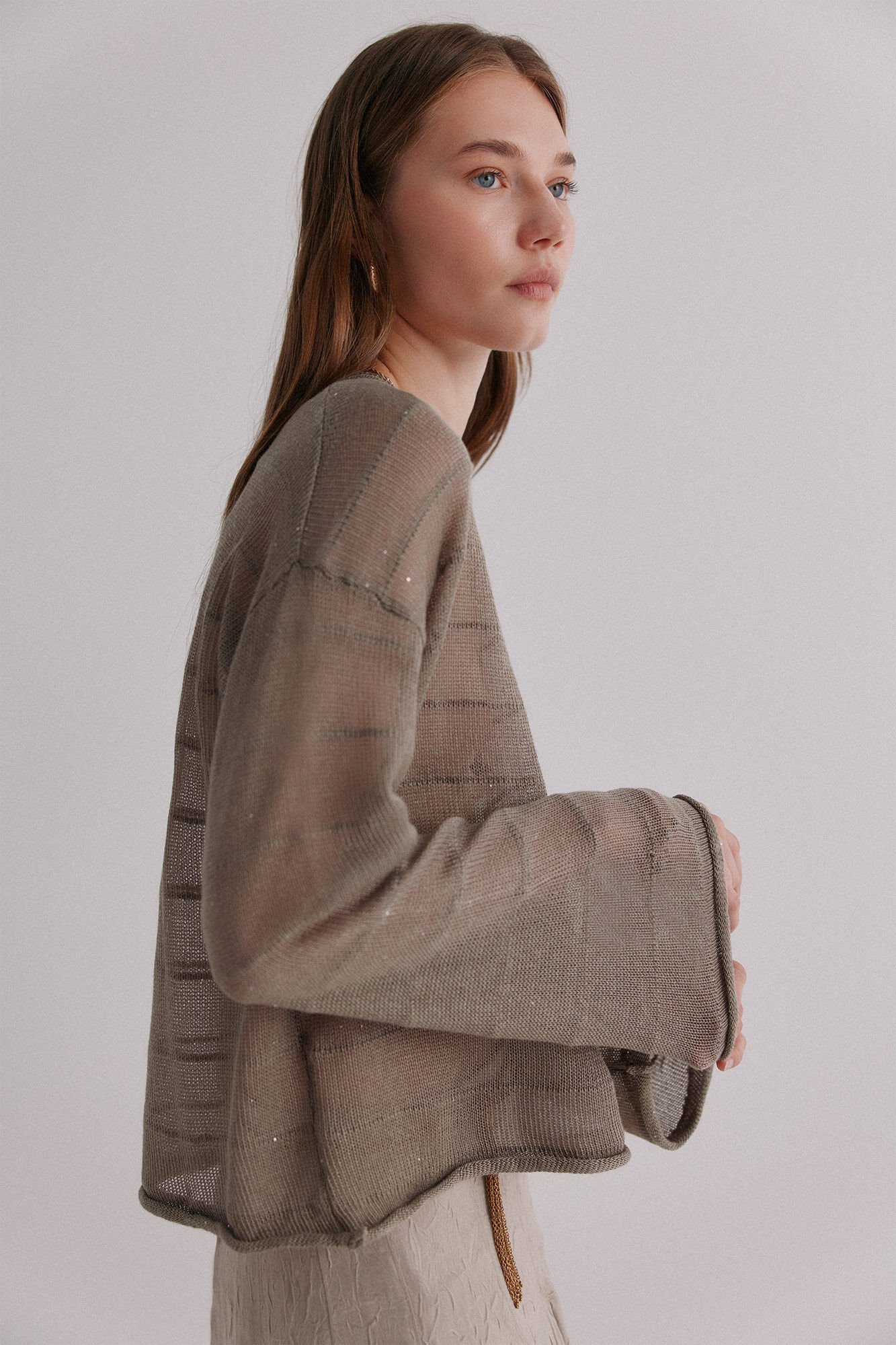 Hoss Intropia Nicole. Jersey con lentejuelas