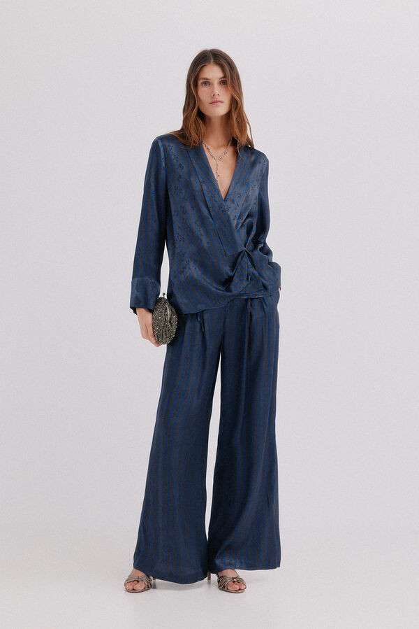 Hoss Intropia Eloise. Blazer fluida Azul marino