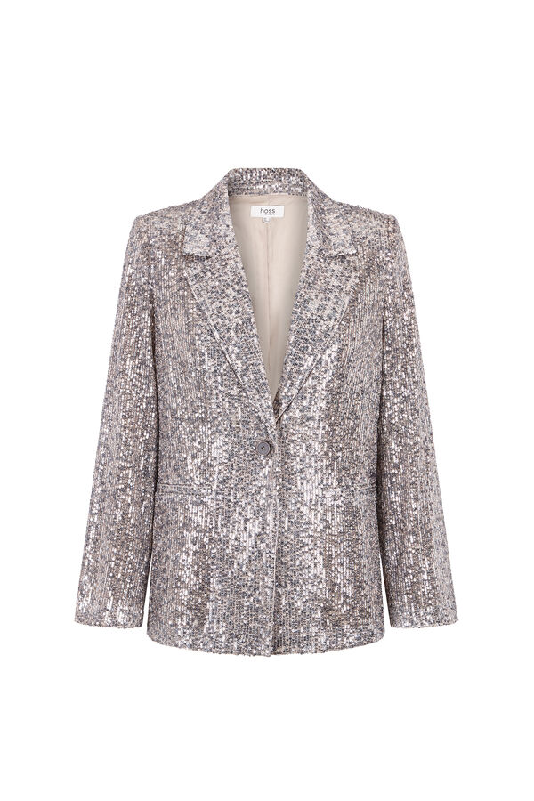 Hoss Intropia Blazer de lentejuelas Emilia Gris