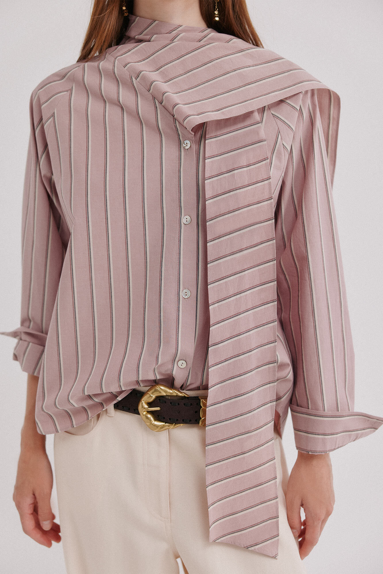 Hoss Intropia Cecile. Camisa pa&ntilde;uelo