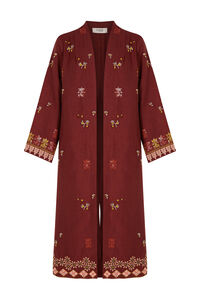 Hoss Intropia Entra. Kimono de lino largo