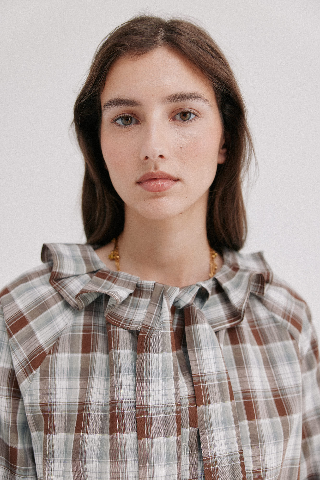 Hoss Intropia Celsa.Blusa a cuadros