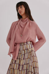 Hoss Intropia Blusa con cruce asim&eacute;trico Marron