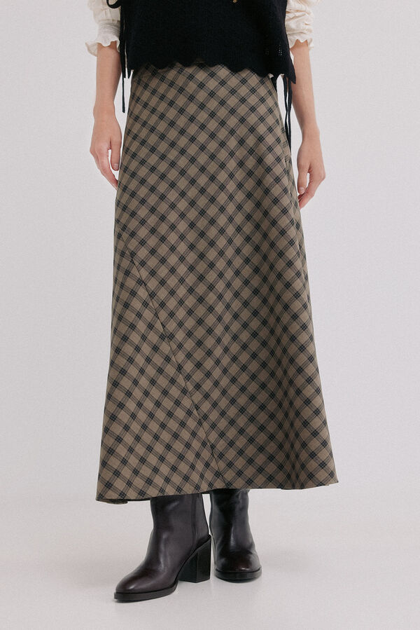 Hoss Intropia Roxe. Falda midi Multicolor