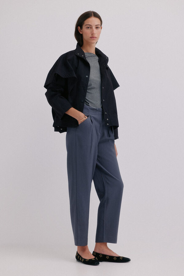 Hoss Intropia Piper. Pantal&oacute;n con lazo Gris