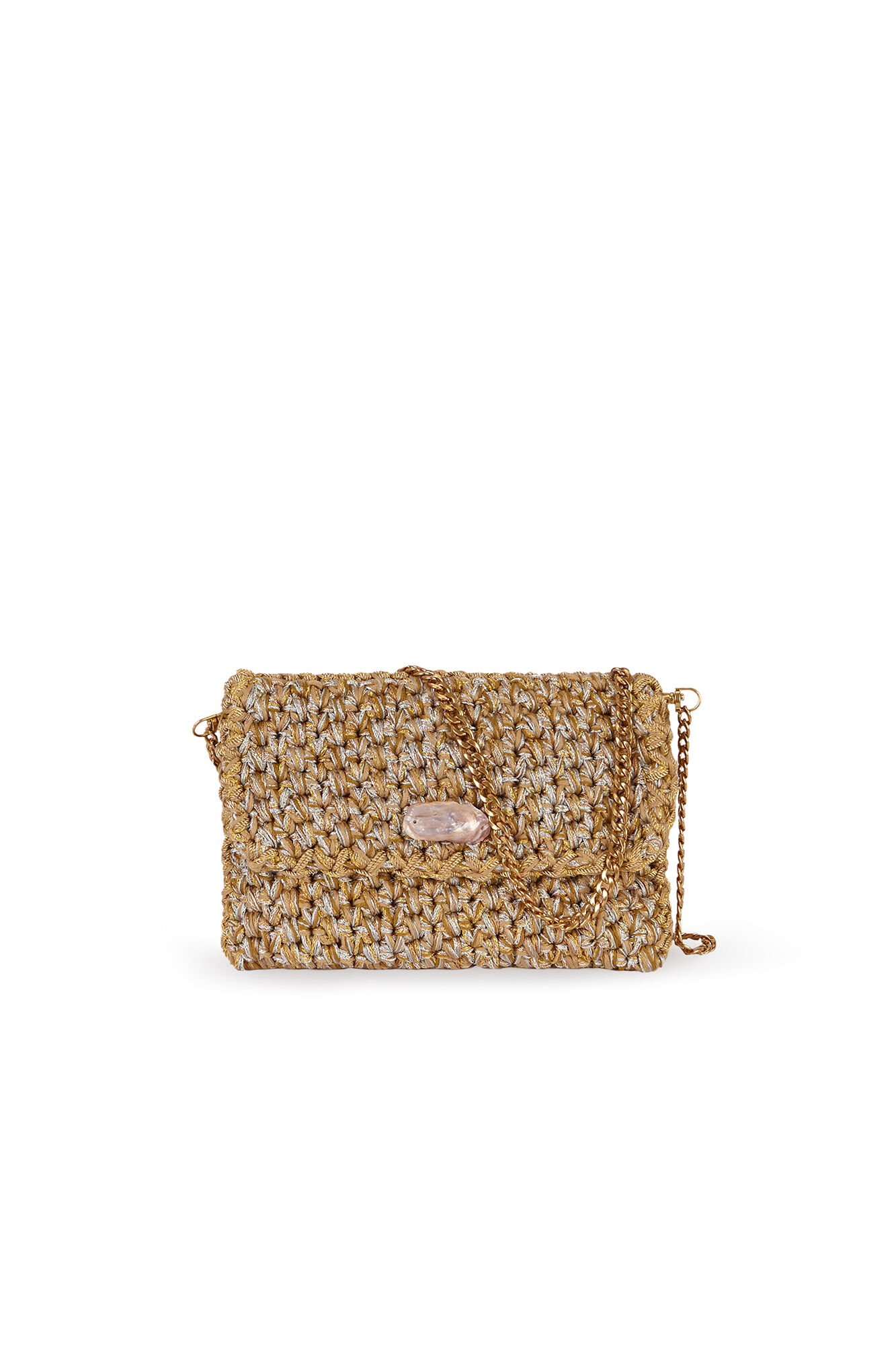Hoss Intropia Numa. Bolsa trenzada de tejido
