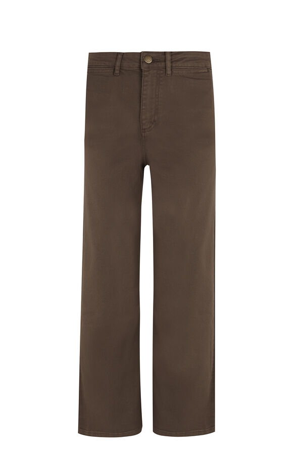 Hoss Intropia Belle. Jeans de tiro alto Marron