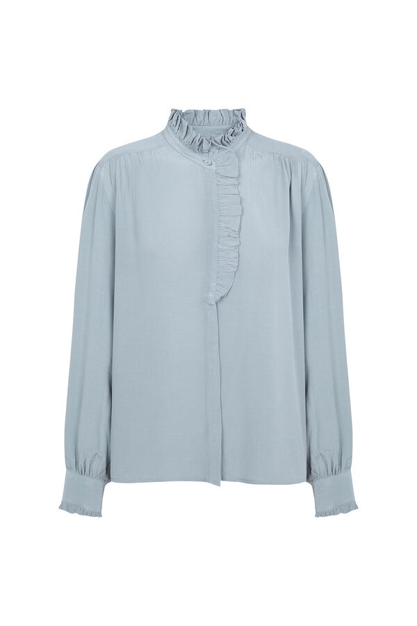 Hoss Intropia Carlota. Blusa rom&aacute;ntica Azul