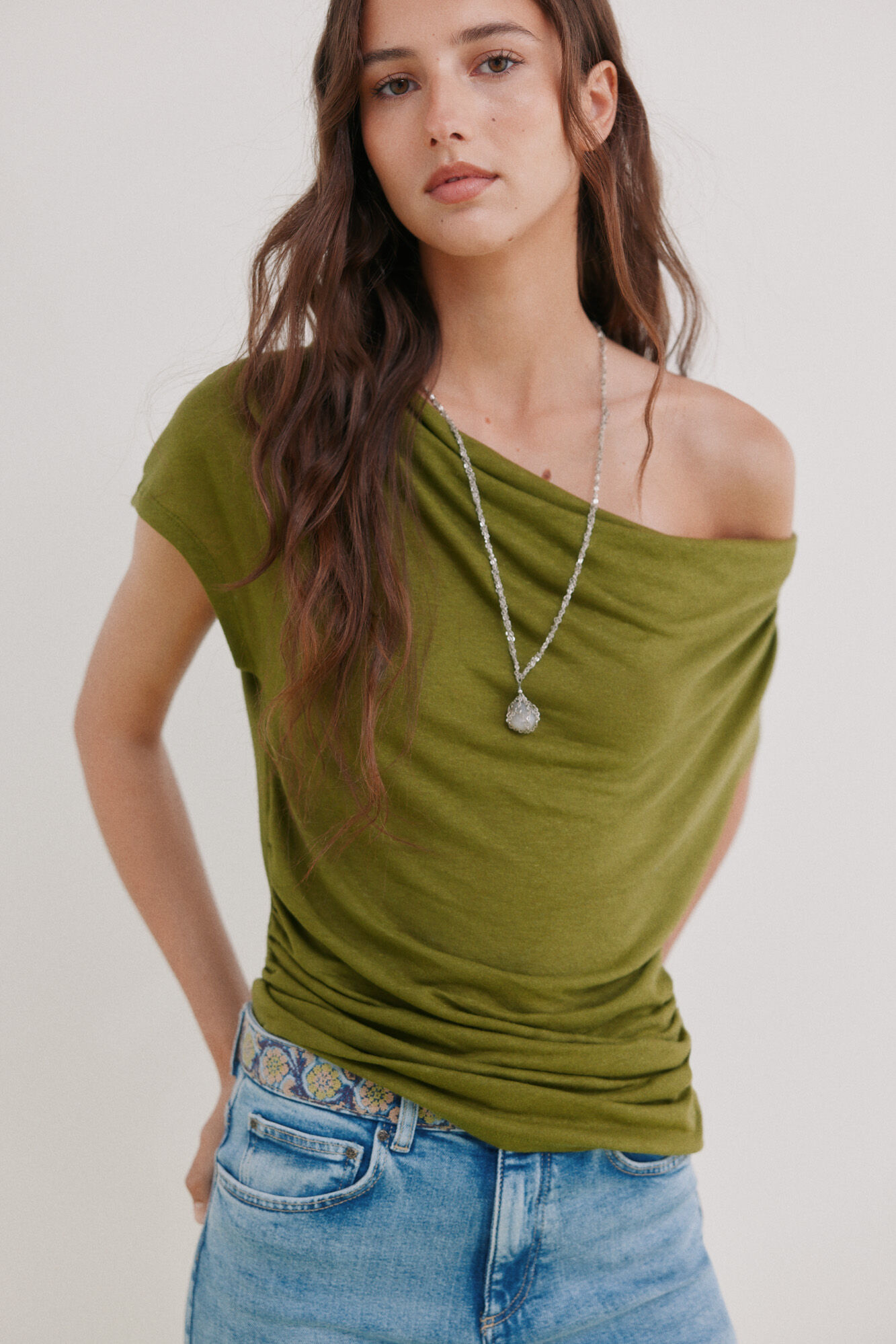 Hoss Intropia Madeline. Playera drapeada