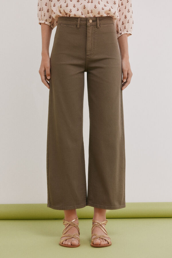 Hoss Intropia Belle. Jeans de tiro alto Marron