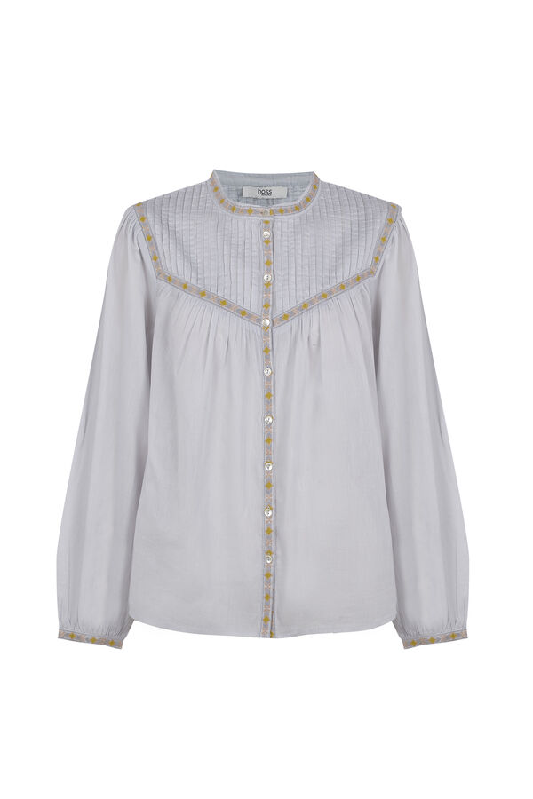 Hoss Intropia Catia. Blusa con jaretas Azul