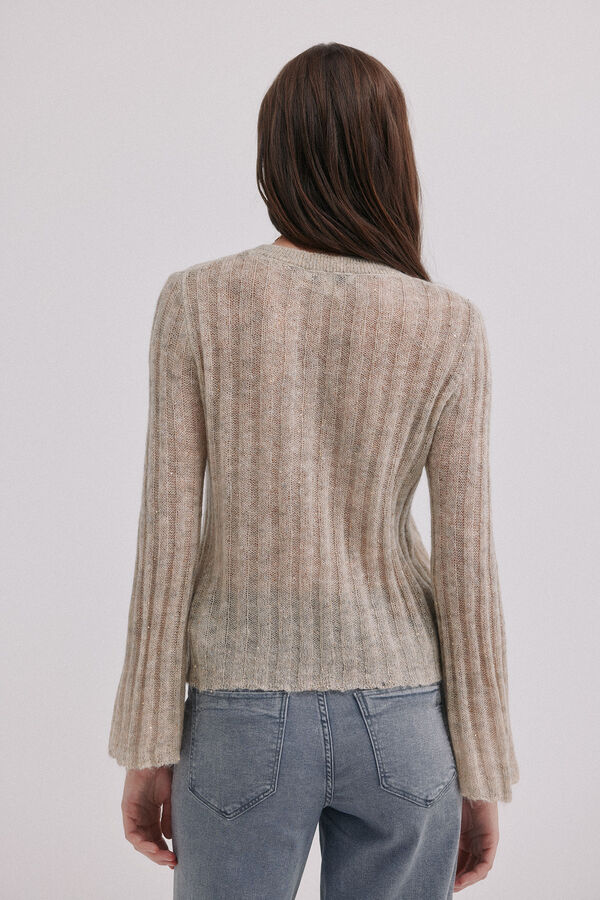 Hoss Intropia Neus. Su&eacute;ter cuello redondo Gris