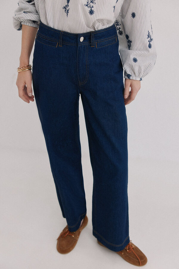 Hoss Intropia Bridget. Jeans rectos Azul marino