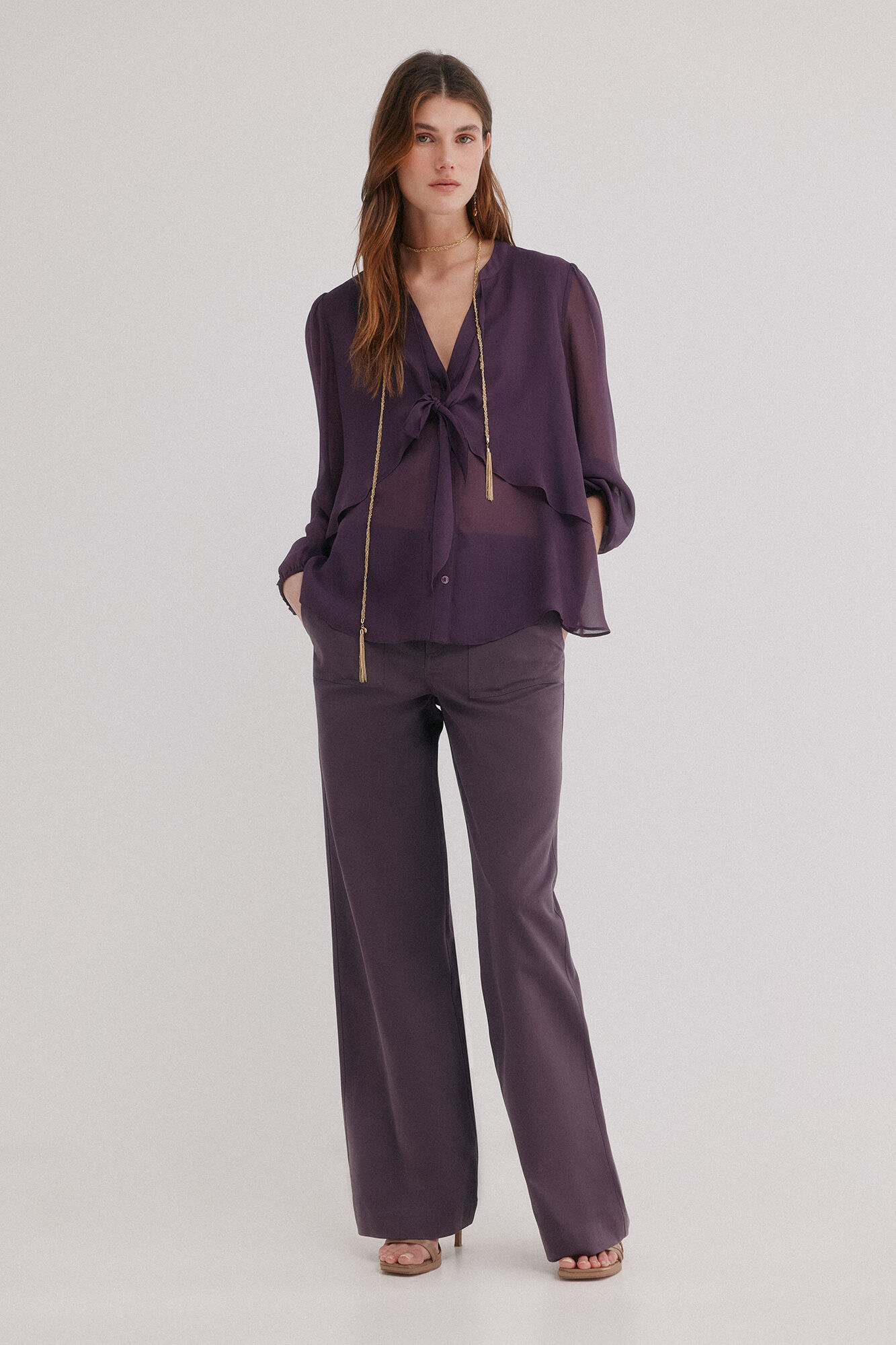 Hoss Intropia Gala. Blusa con lazo