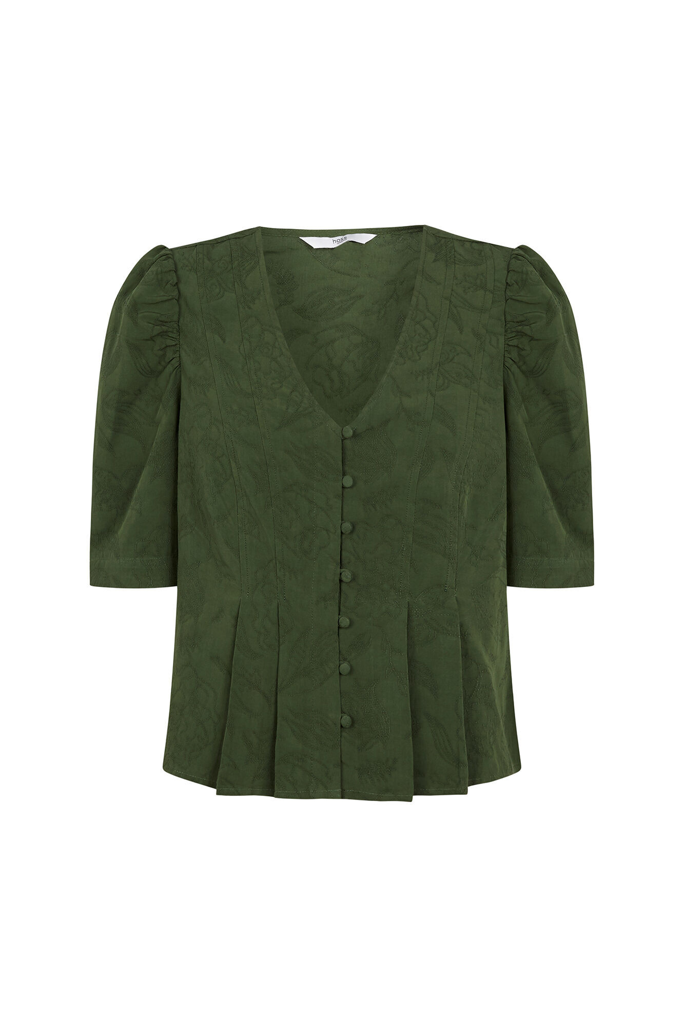 Hoss Intropia Casilda. Blusa rom&aacute;ntica entallada