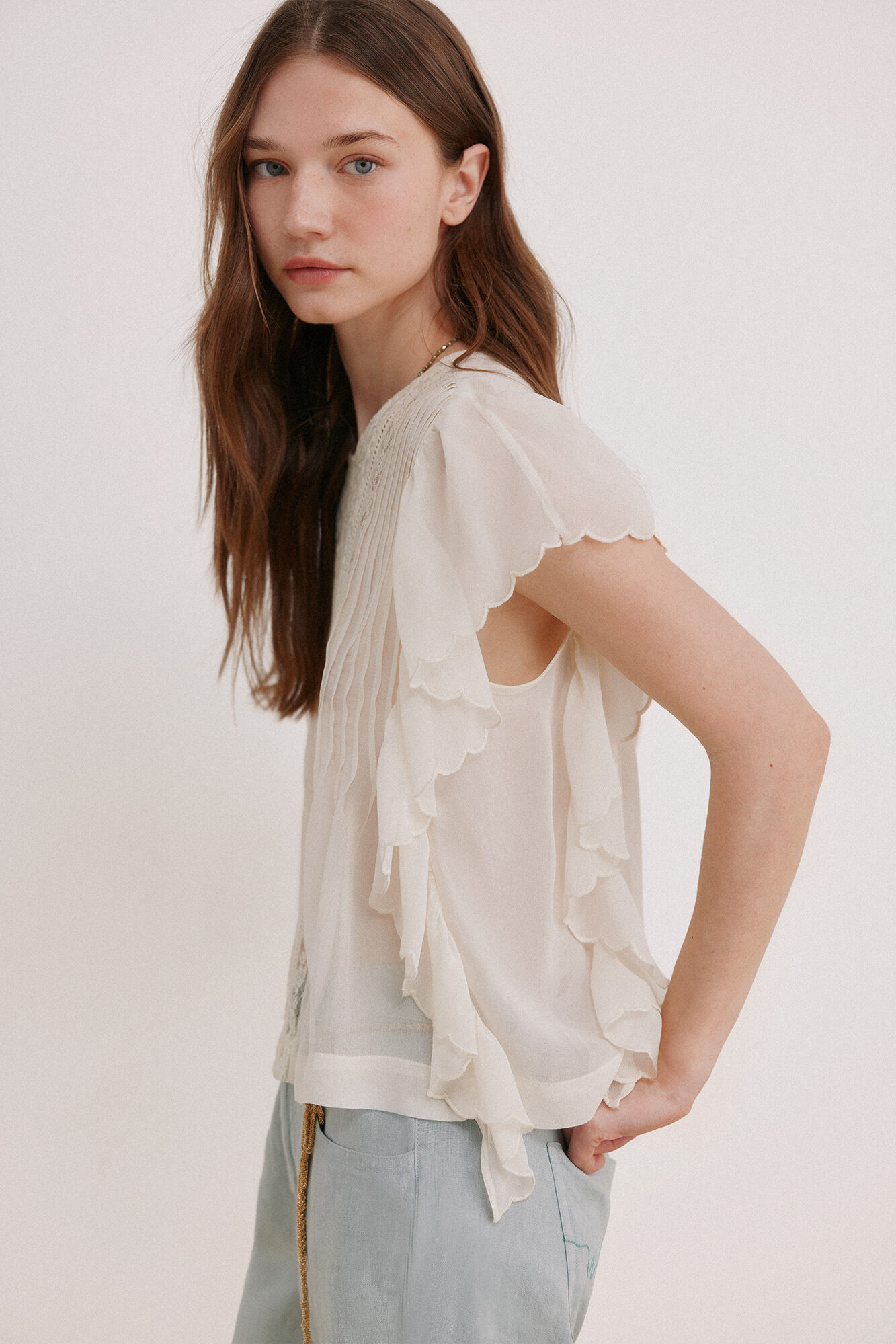 Hoss Intropia Cindy. Blusa rom&aacute;ntica