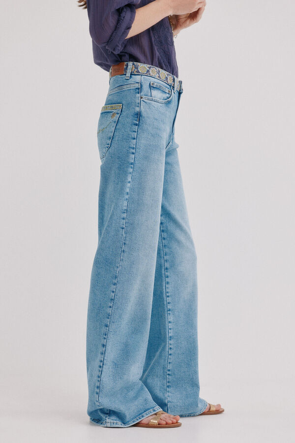 Hoss Intropia Briar. Jeans bordados Azul marino