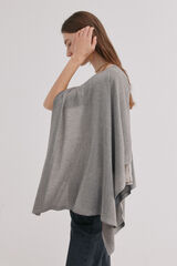 Hoss Intropia Laila. Capa nudo brillo Gris