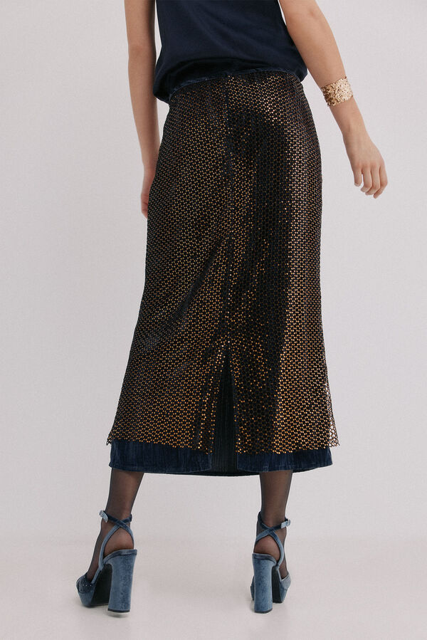 Hoss Intropia Riley. Falda de lentejuelas Multicolor